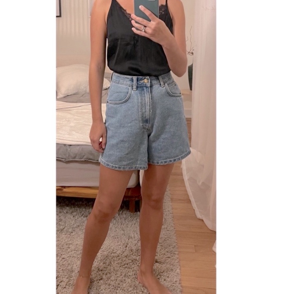 Zara high waist Denim Shorts